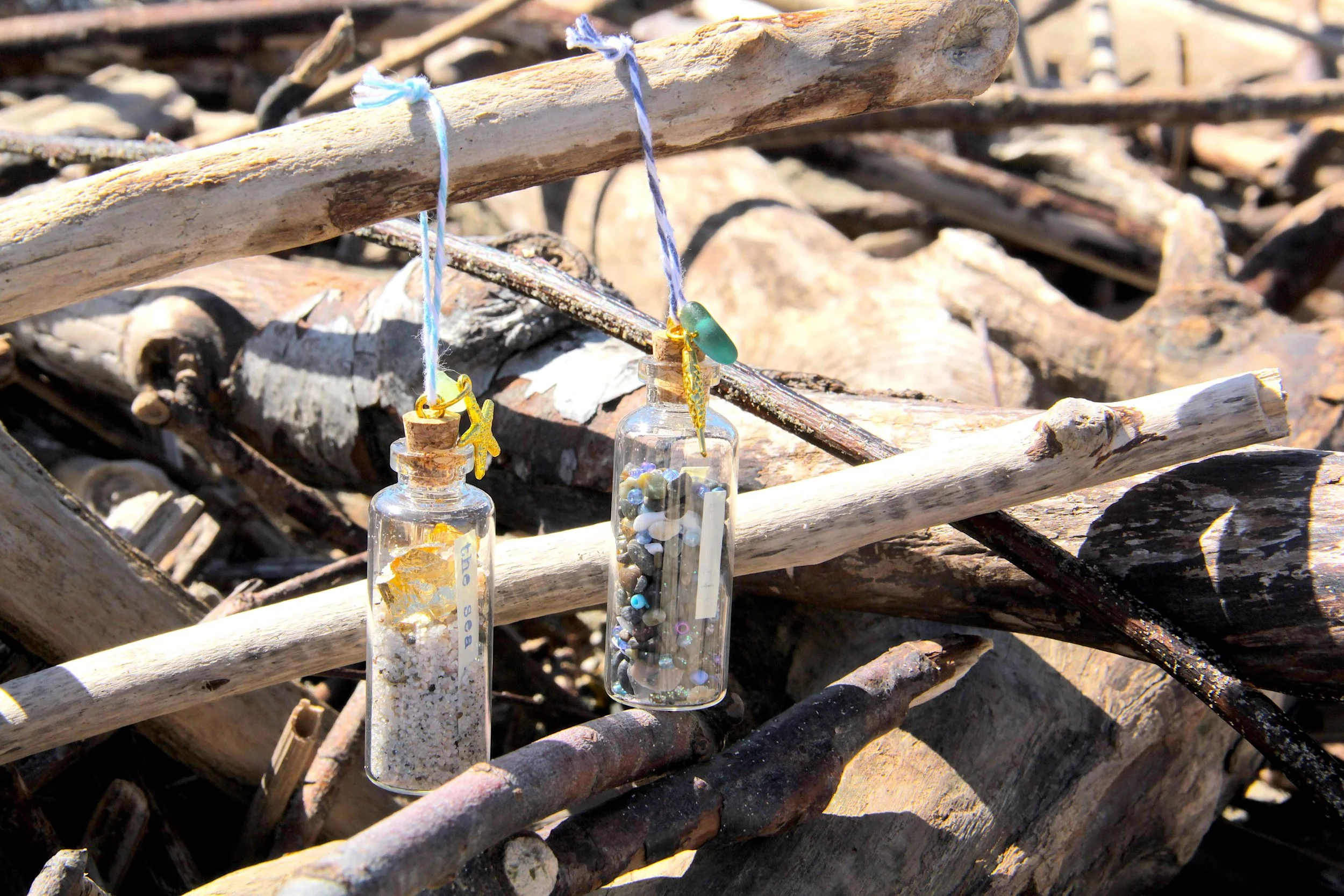 Beach in a Bottle Ornament