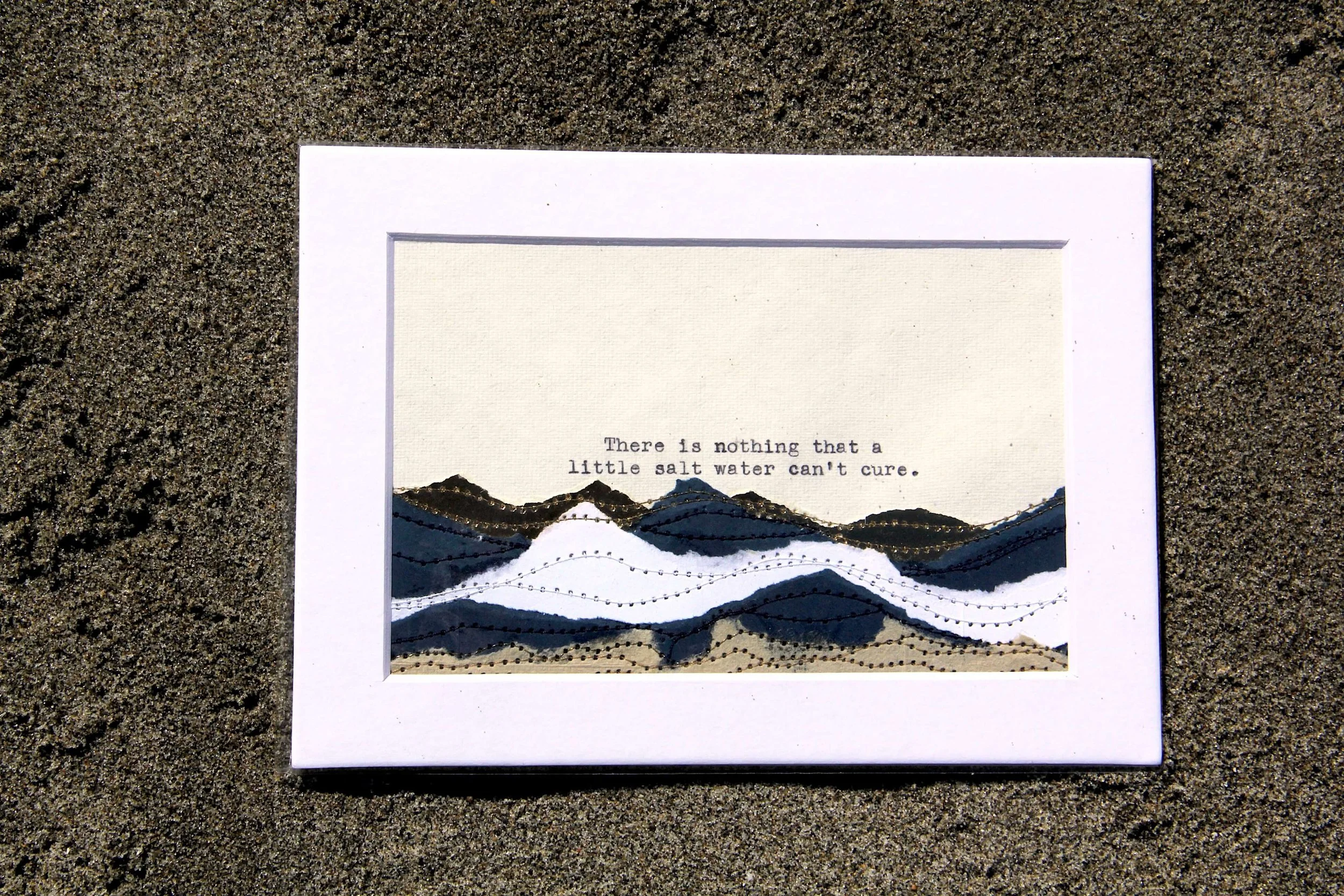 Salt Water Art Print