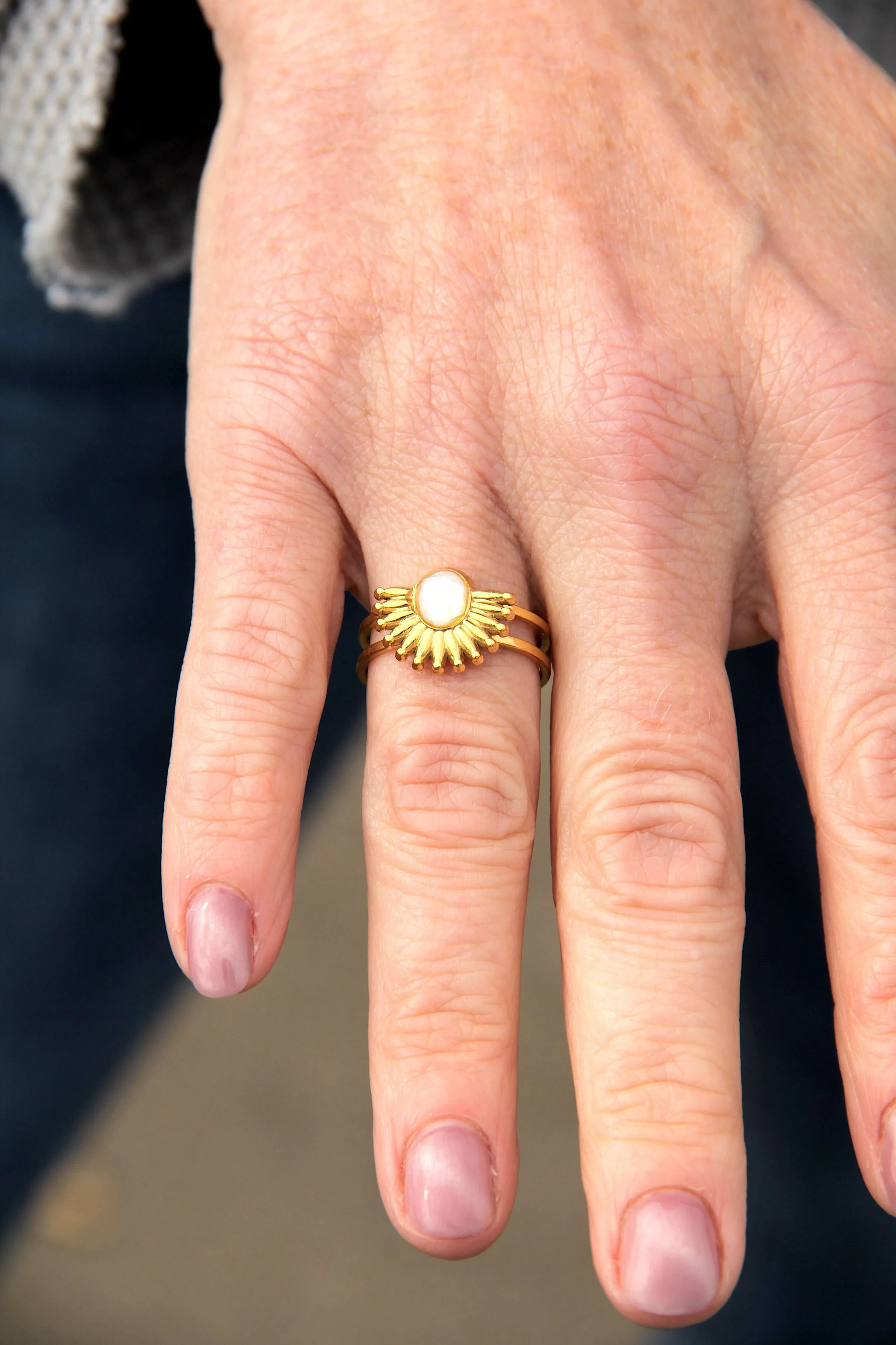 Abalone Shell Ring