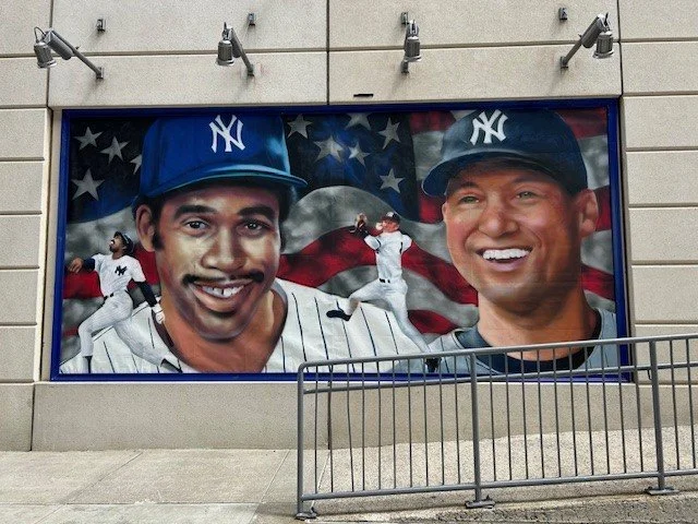 Mural Panel: Dave Winfield, Derek Jeter