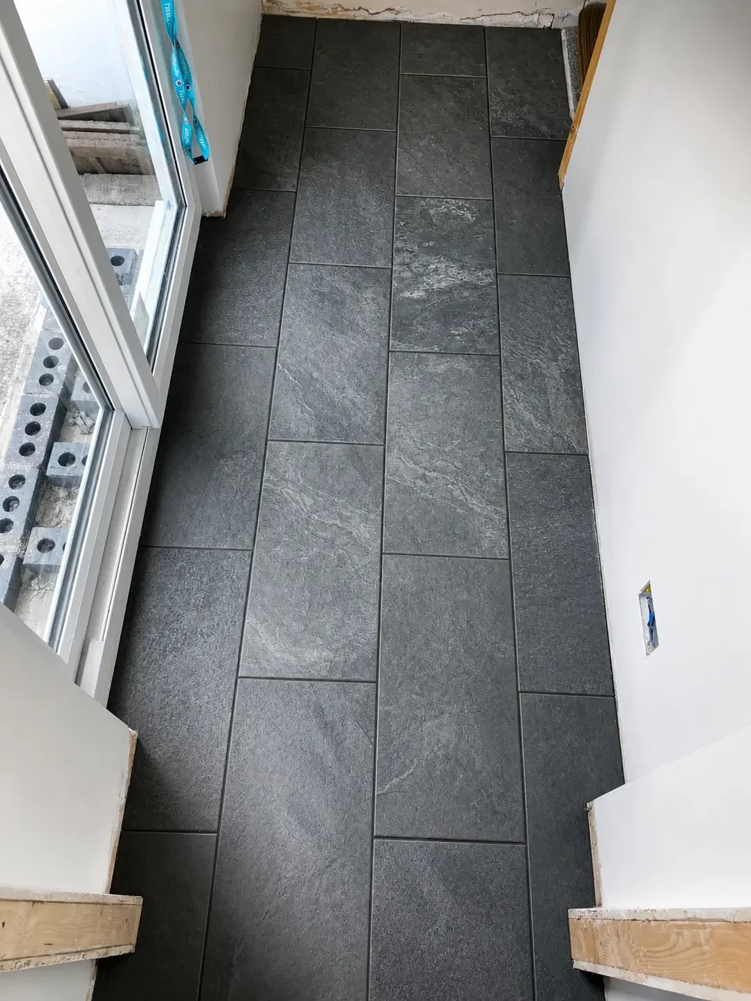 Floor tiling installation completed in Newquay