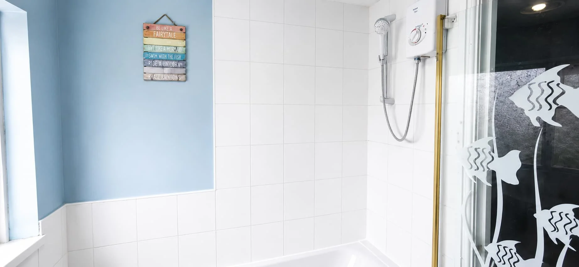 Stylish bathroom tiling project completed in Padstow