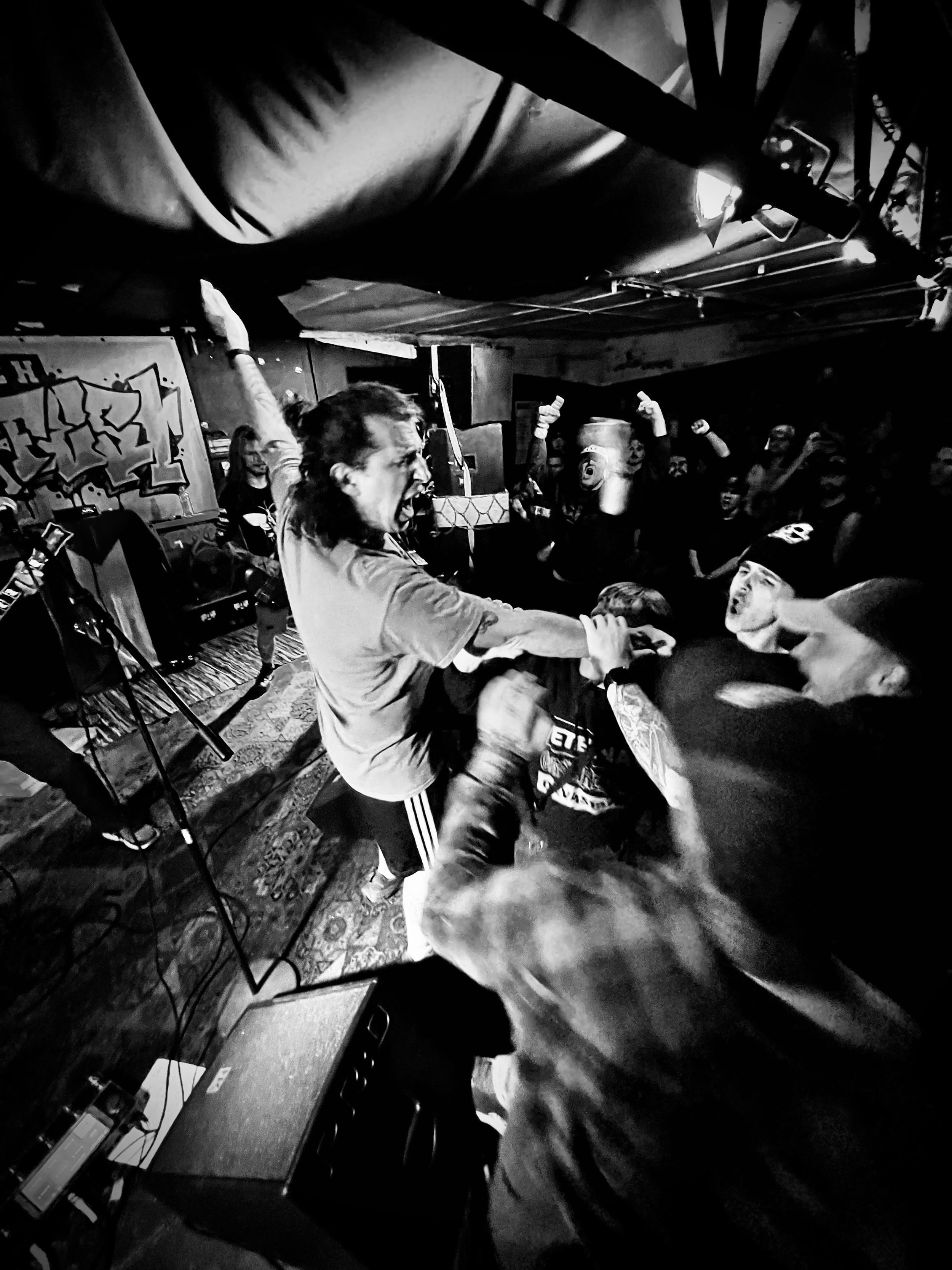 Next up is the amazing @caged.xvx - giving us valuable insight into Italy&rsquo;s scene! Link in the bio. #fleshless #caged #xvx #veganstraightedge