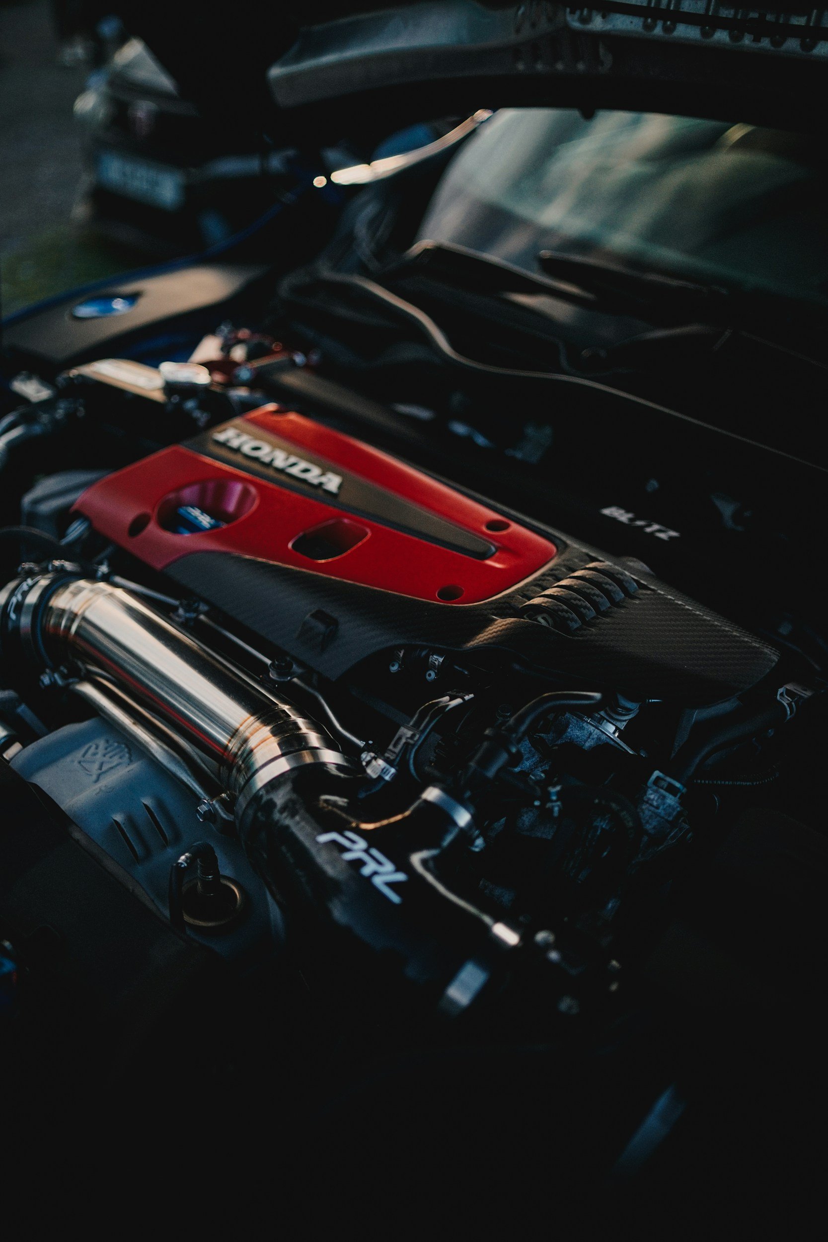 Custom engine bay paintwork Kent