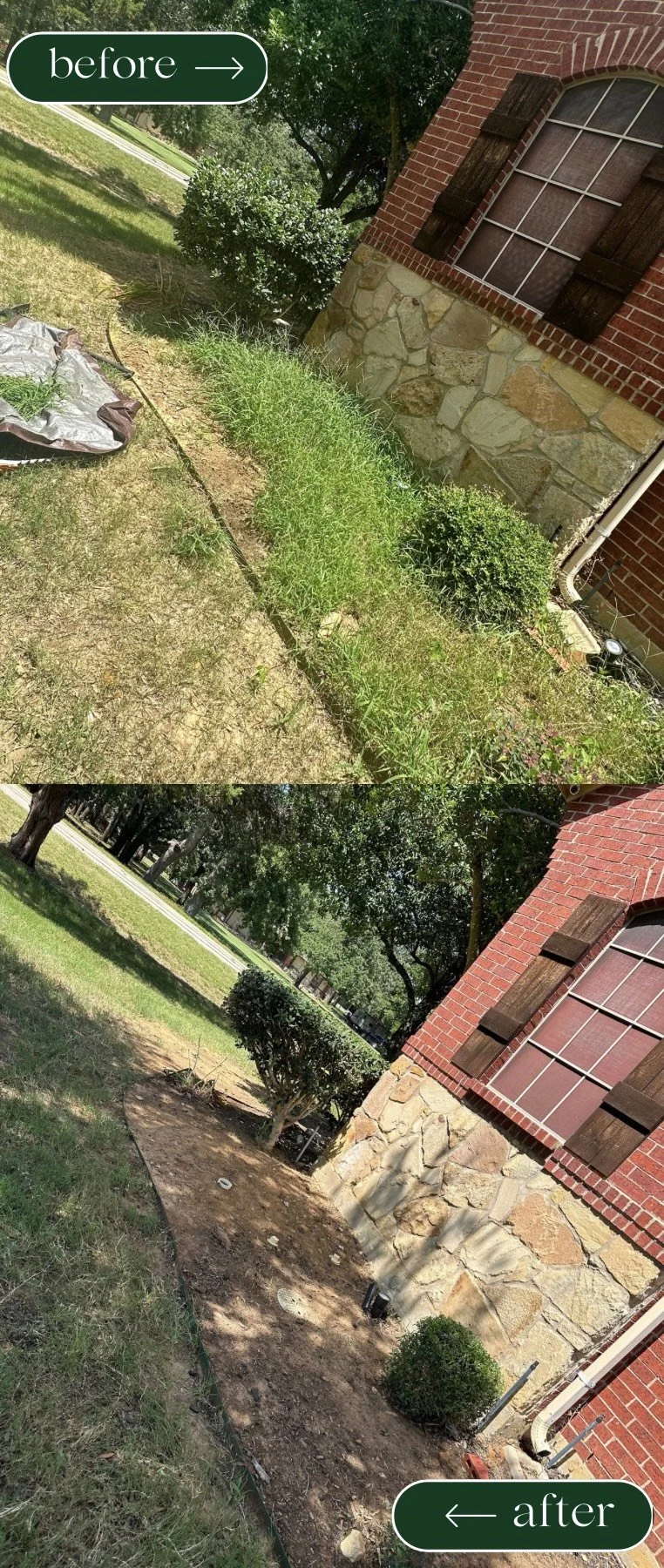 Flower Bed Cleanup