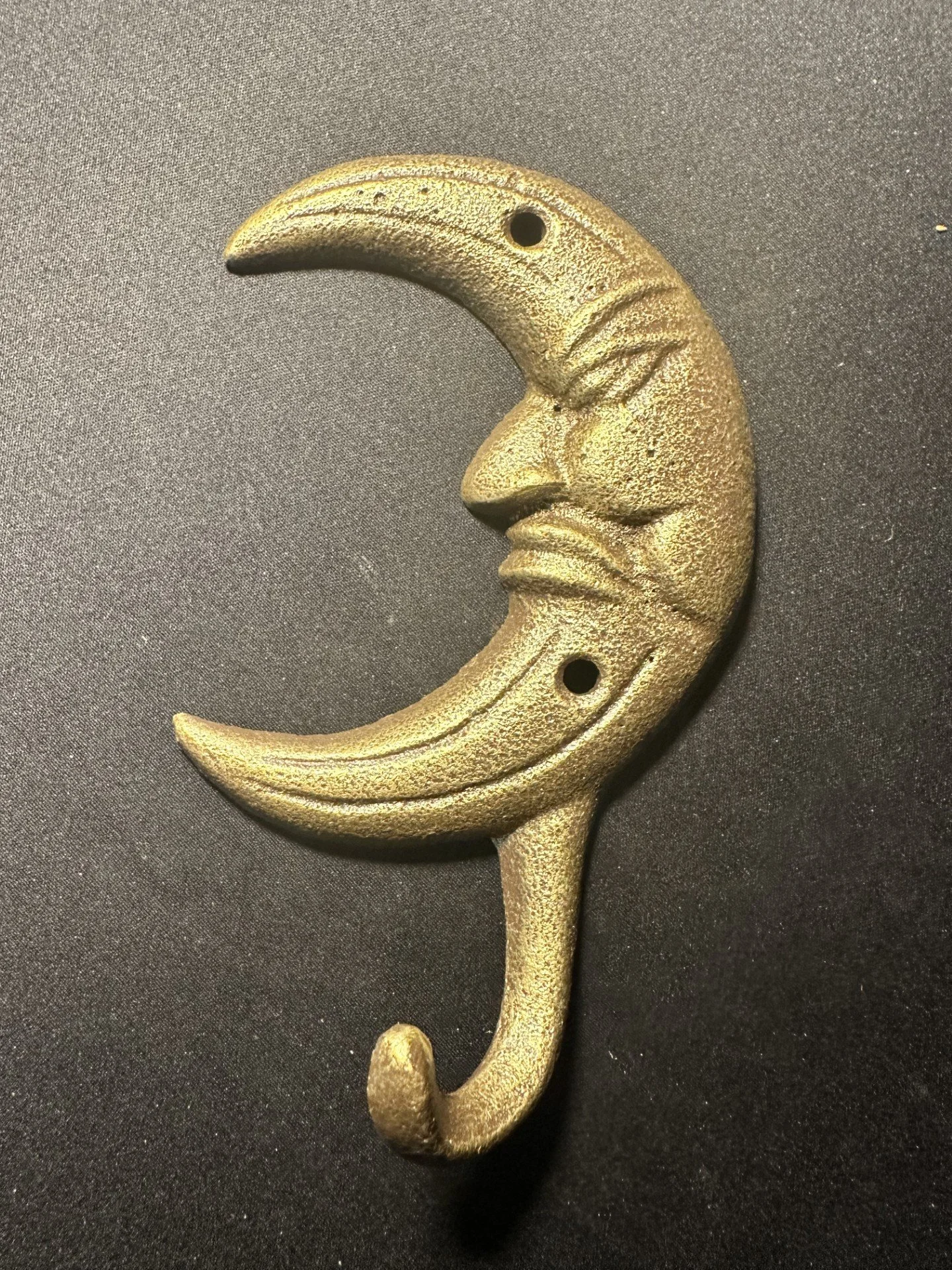 Over the Moon 🌙 Heavy-Duty Cast-Iron Broom Hook