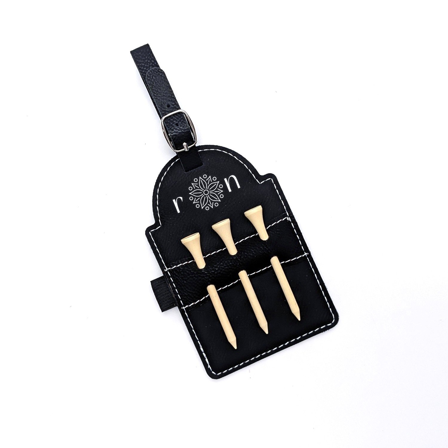monogram golf tag