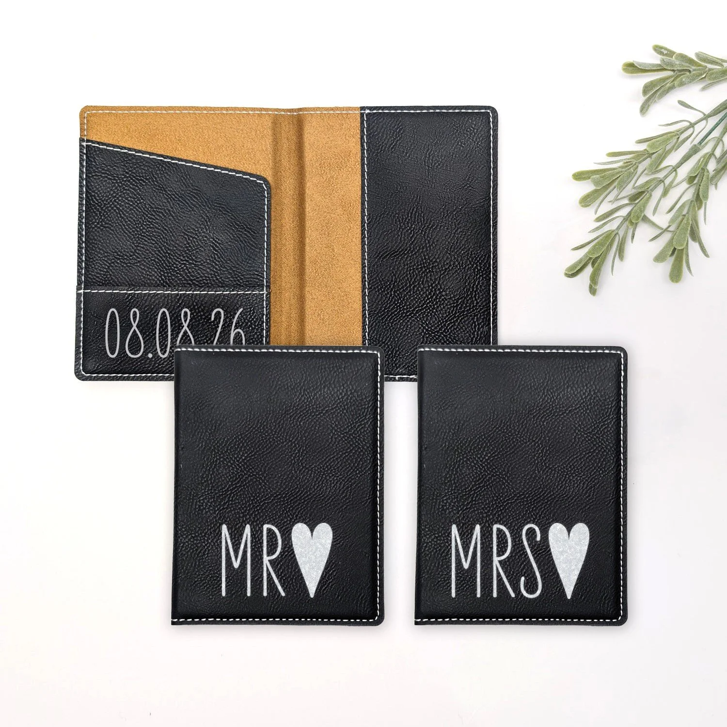 mr. and mrs. passport covers