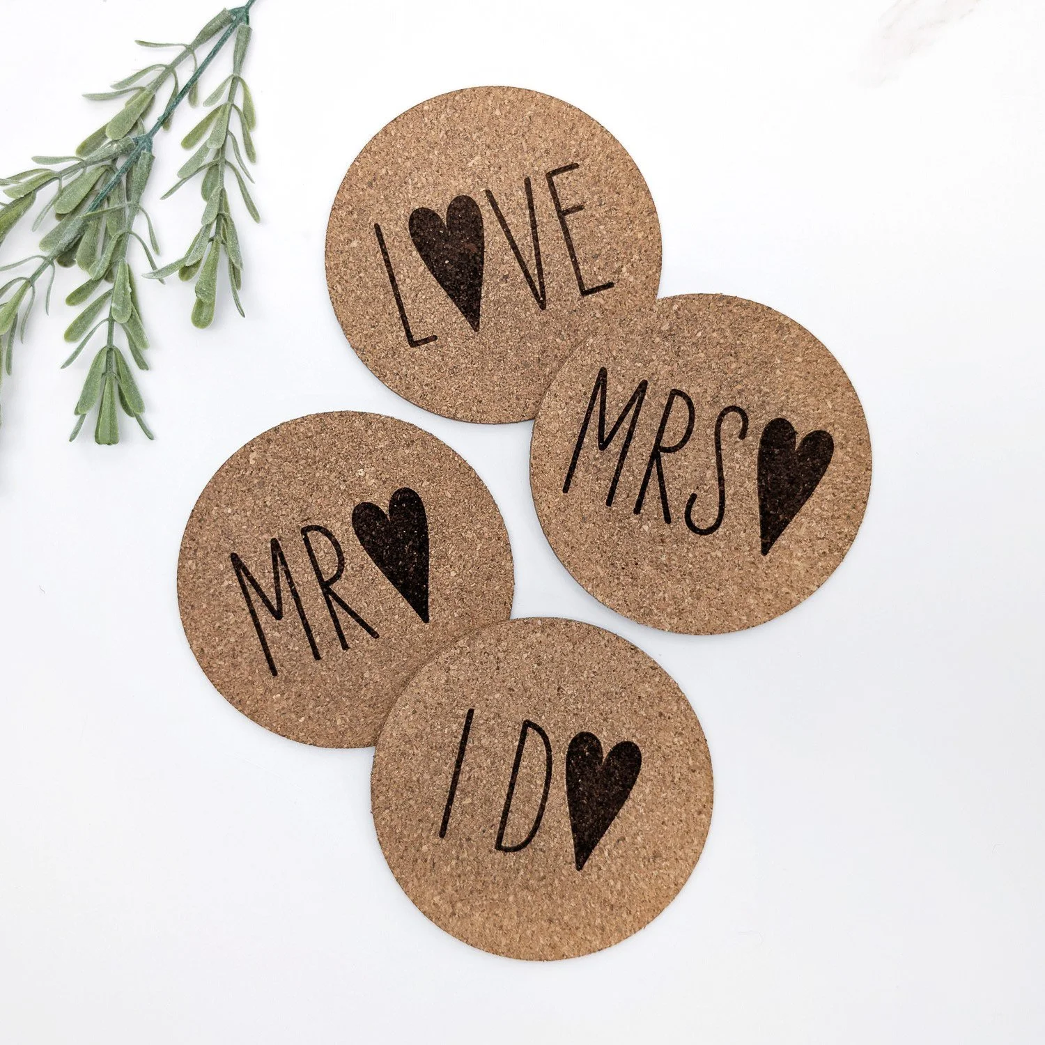 wedding coaster set