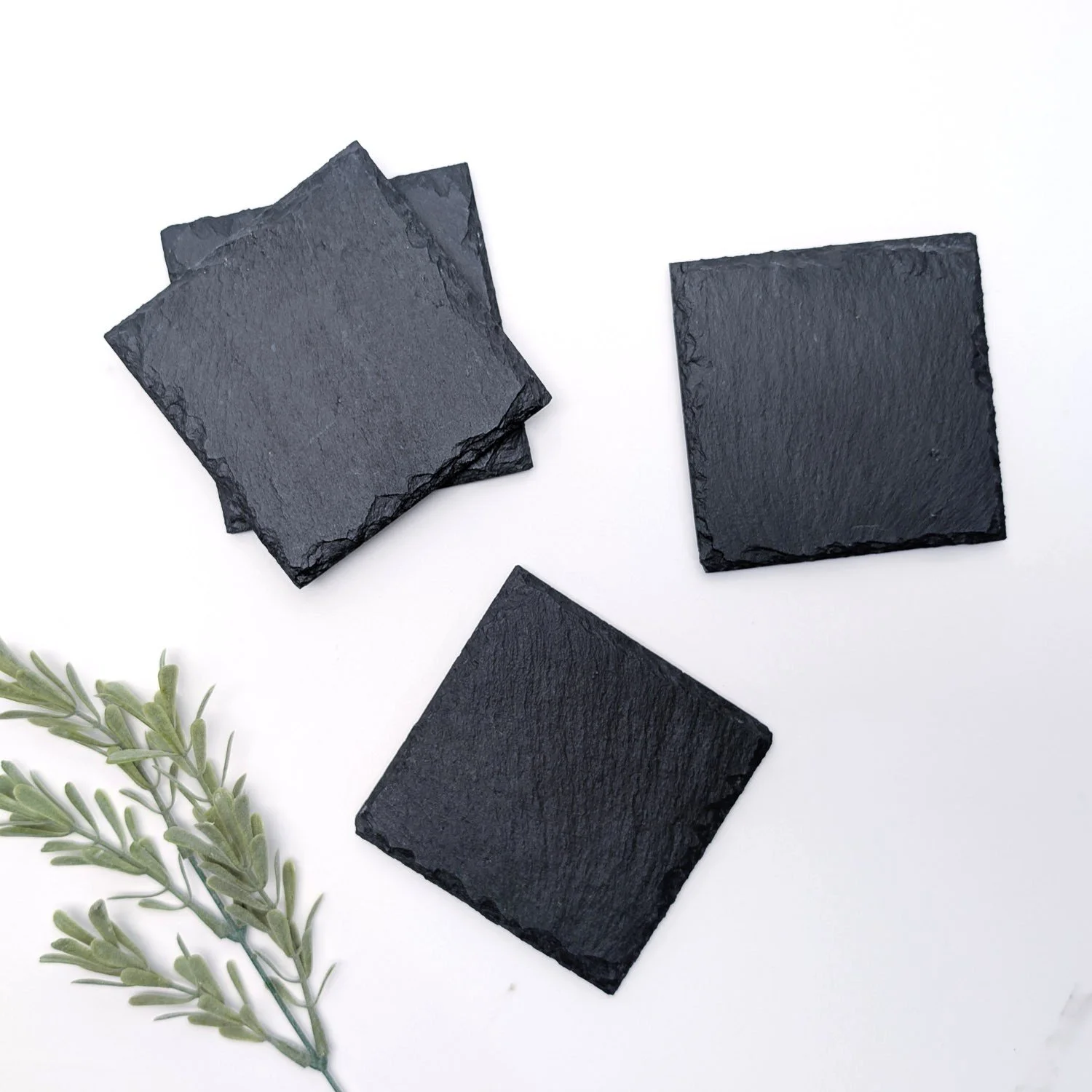 Slate Coaster Set