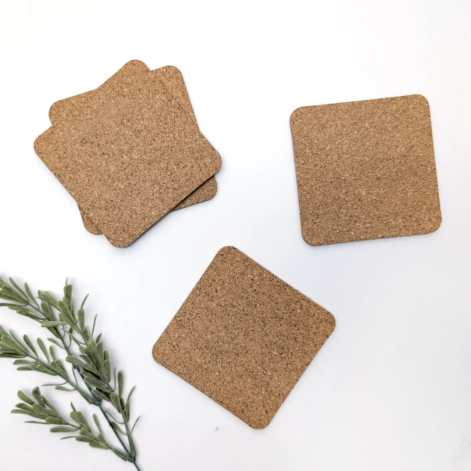 Cork Coaster Set