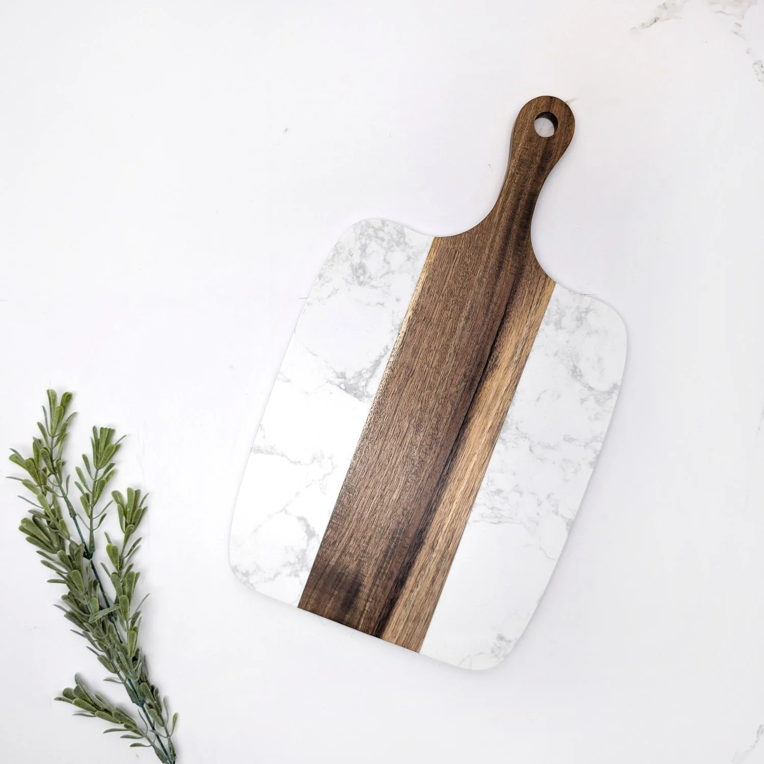 Specialty Marble and Acacai Cutting Board