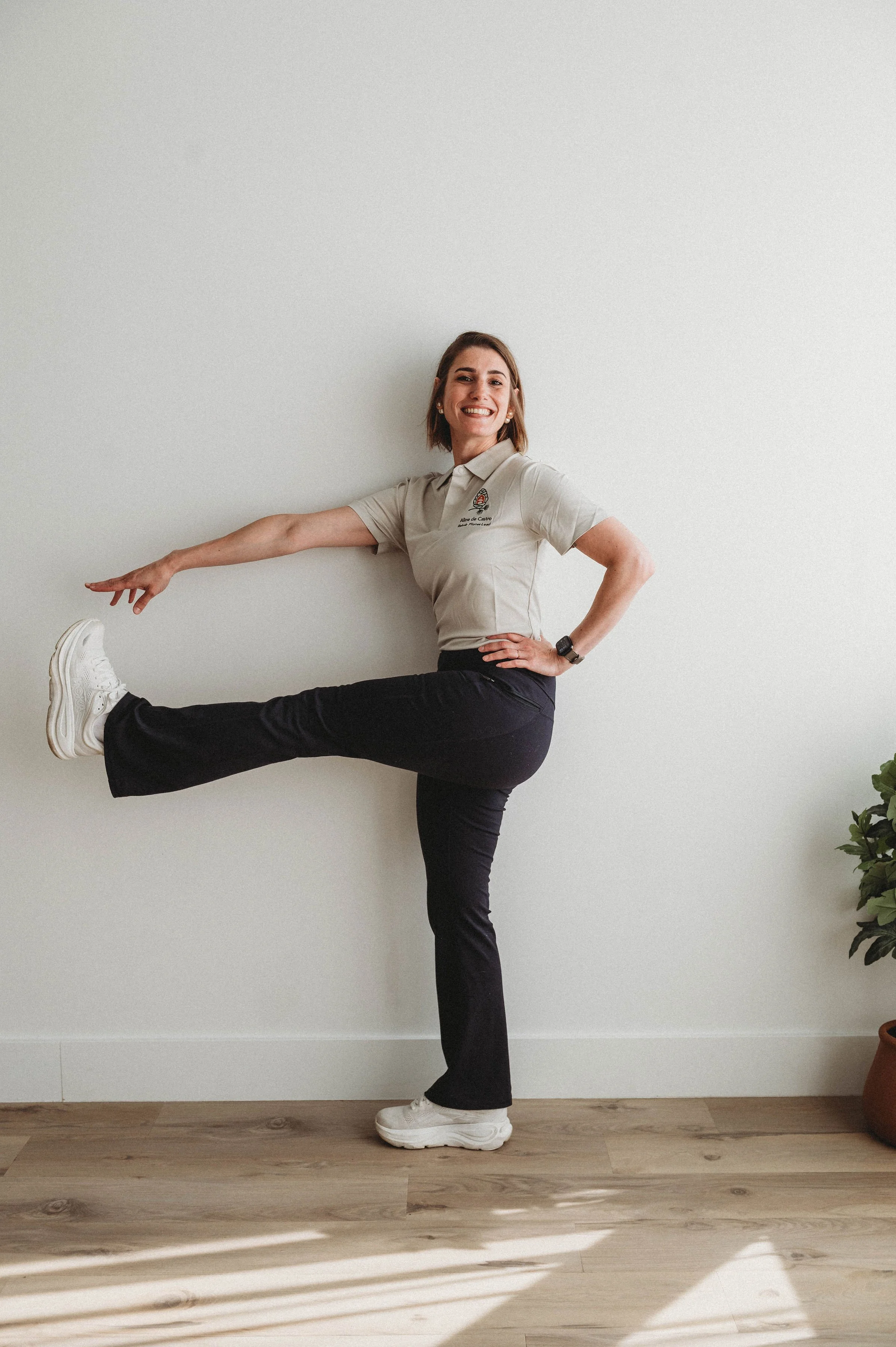Sally Lygo, Clinical Director and Physiotherapist at Larch House Physio & Movement in Stittsville, Ontario.