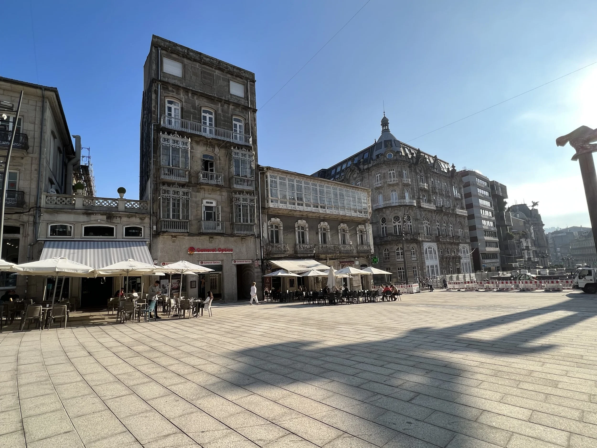 Town Center in Vigo, Spain
