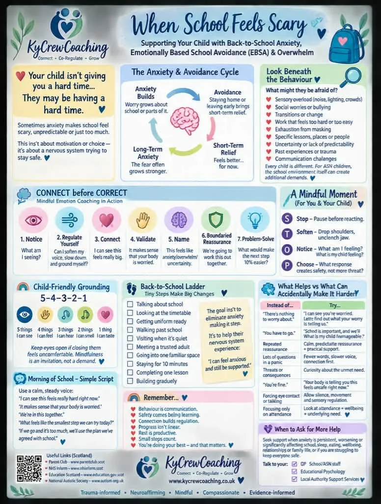 Download to support children with school worries