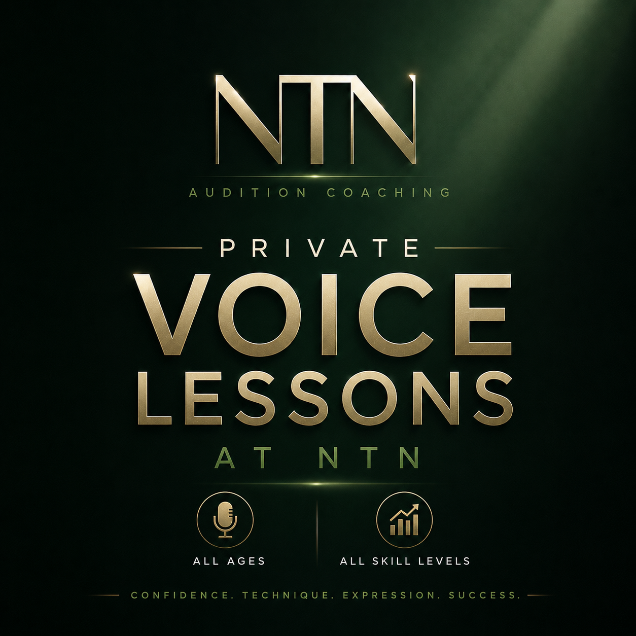 Private Vocal Lessons - All Ages, All Skill Levels | Personalized One-on-One Instruction