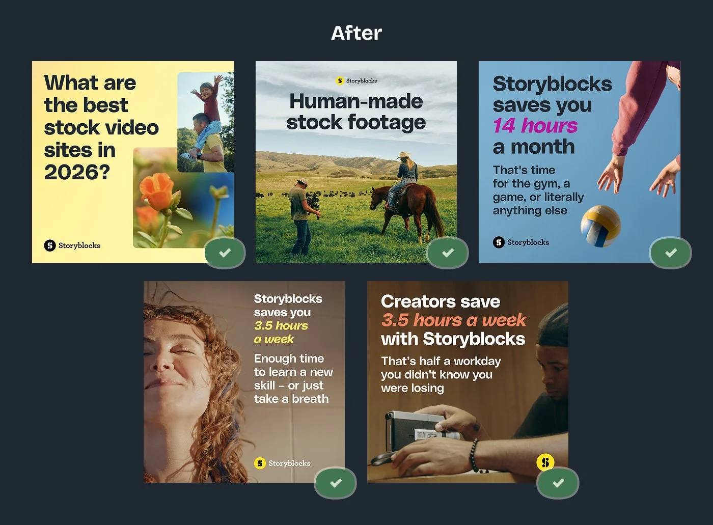 Banner ads after the visual consistency audit