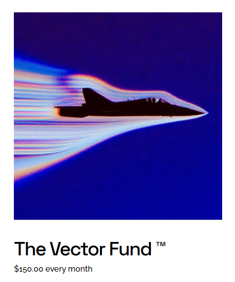 Artwork of a jet airplane with colorful motion streaks, representing speed and movement, set against a blue background.