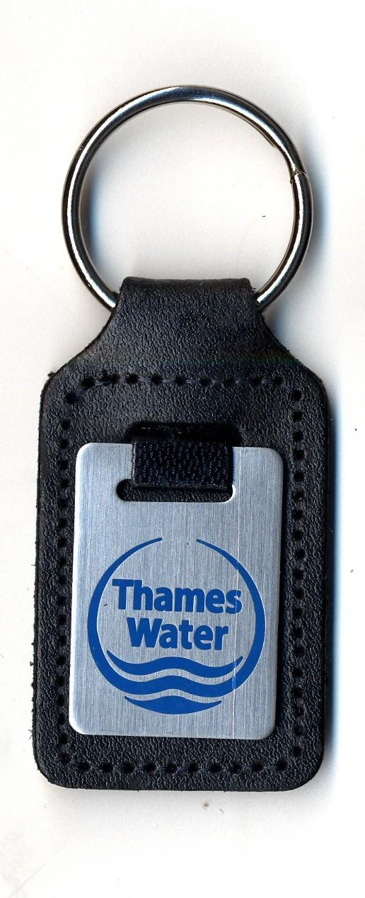 Leather Fob - Printed or Enamelled Keyrings