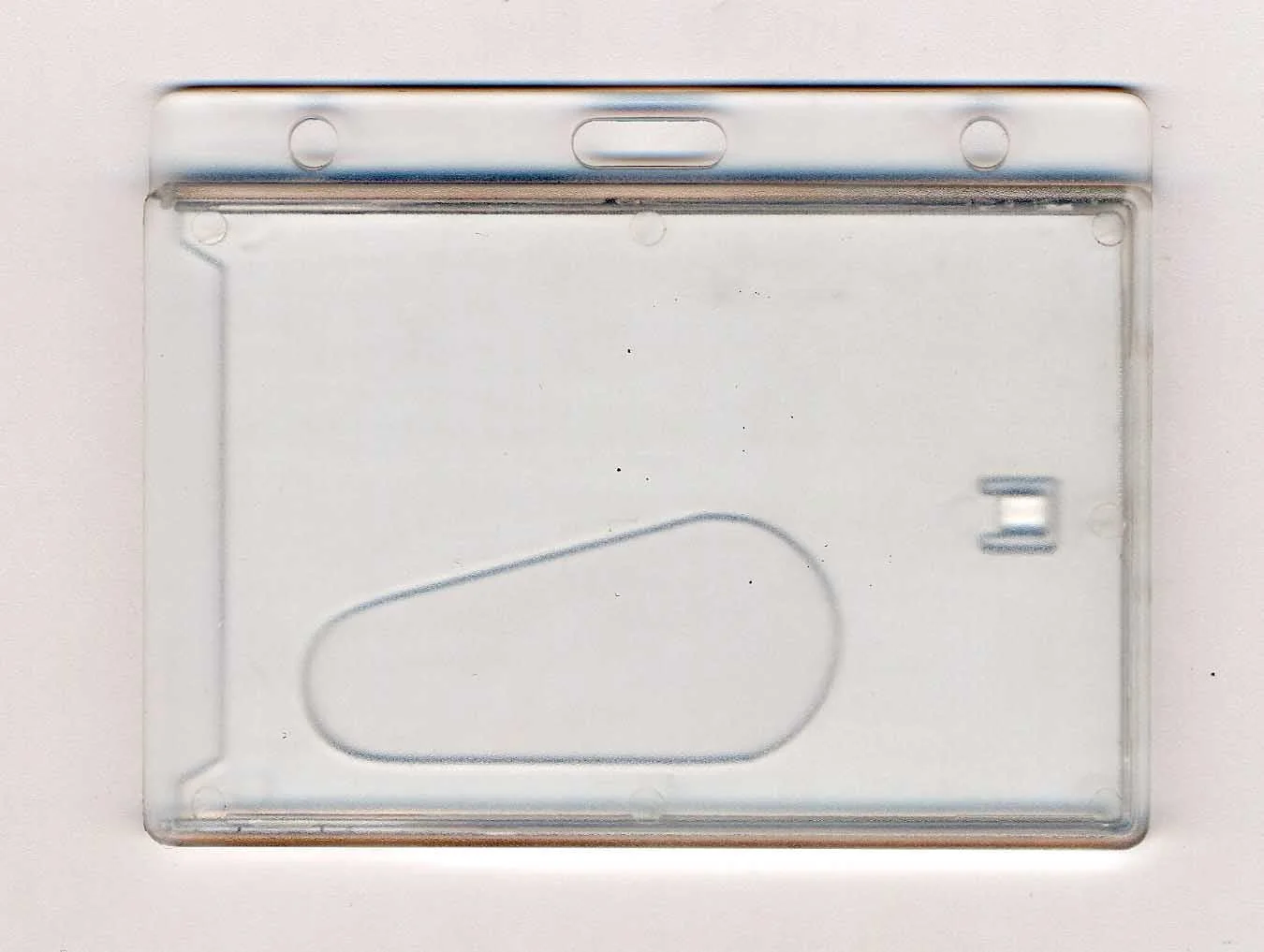 PW4 Closed Faced RIGID Plastic Wallets