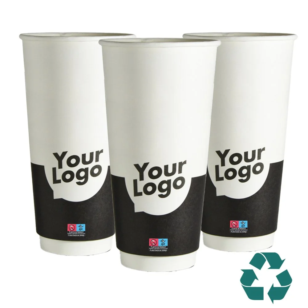 Recyclable Double Walled Paper Cup - Full Colour (568ml/20oz)