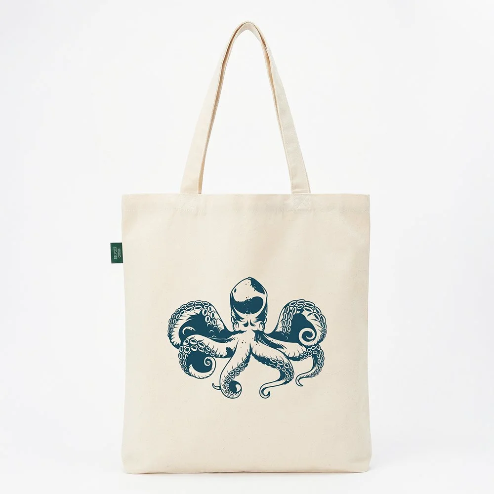 5oz Recycled Natural and Coloured Totes
