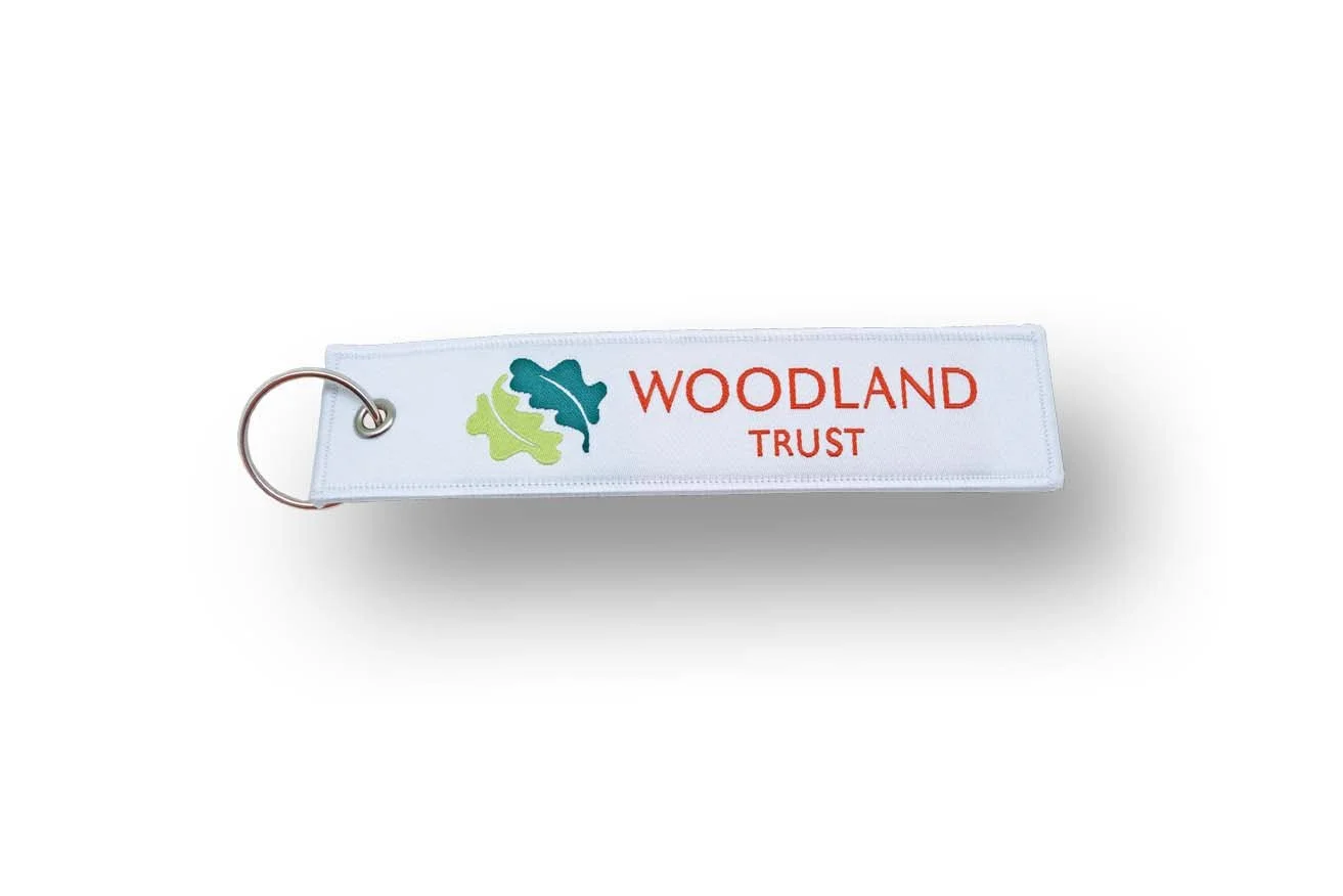 RPET Fine Woven Key Tag