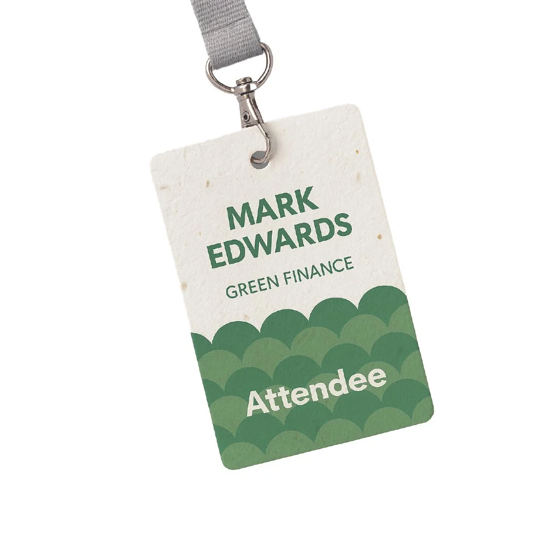 Seed Paper Delegate Badge