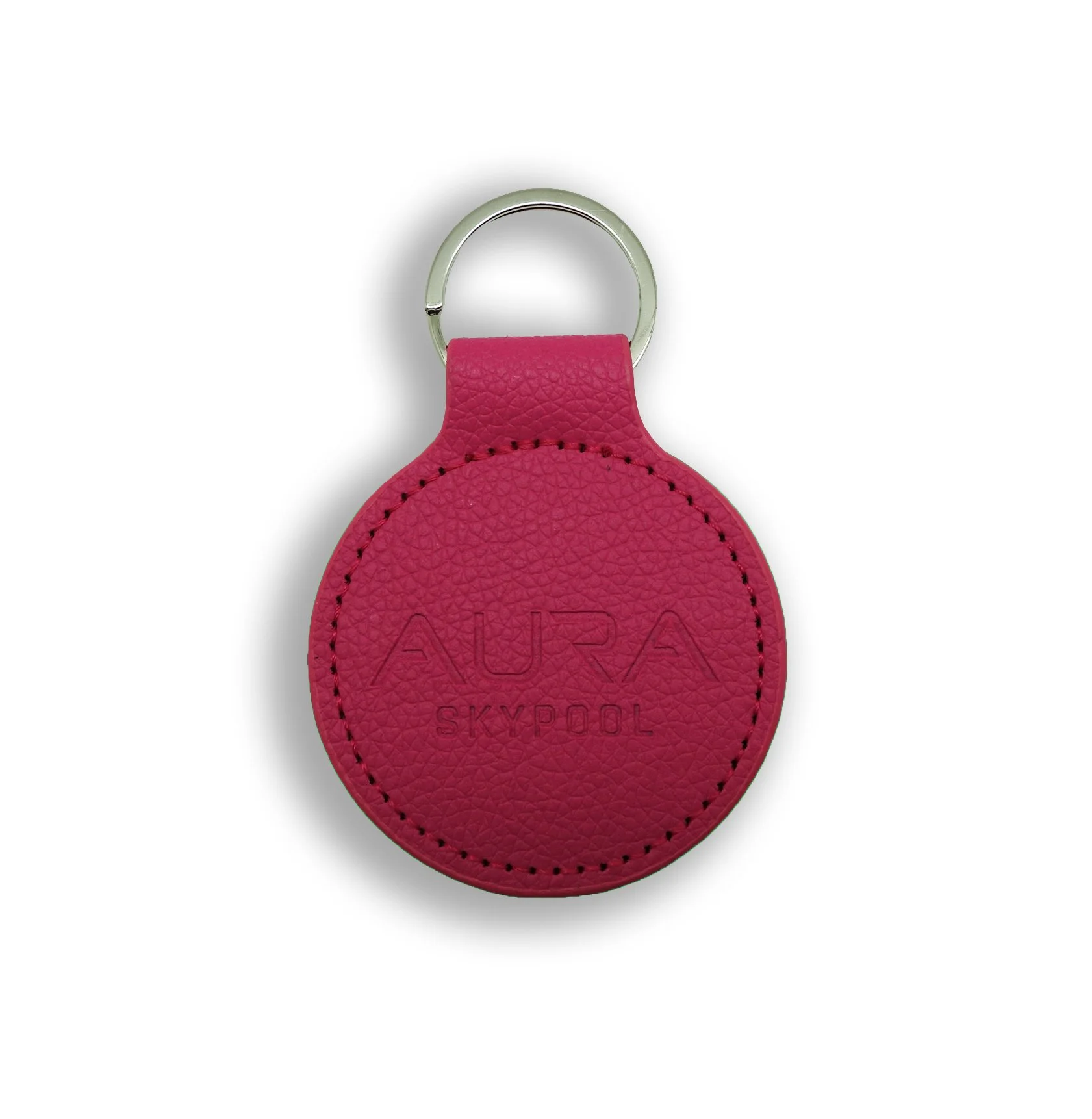 Grained Leather Keyrings