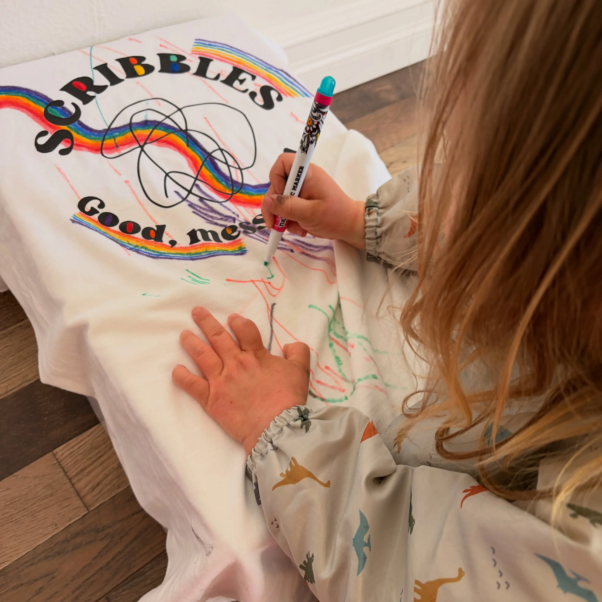 Catch us walking in the Rhody Grand Parade today! We&rsquo;ll be handing out packs of sidewalk chalk so parade-goers can decorate the streets of our beautiful town. Look for our custom scribbled Scribbles tshirts and wave hello!

 #rhodyfest #goodmes