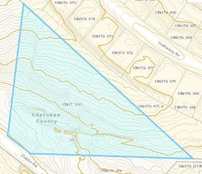 2.85+ acres within walking distance of Downtown Woodstock on Dobbs Road.  