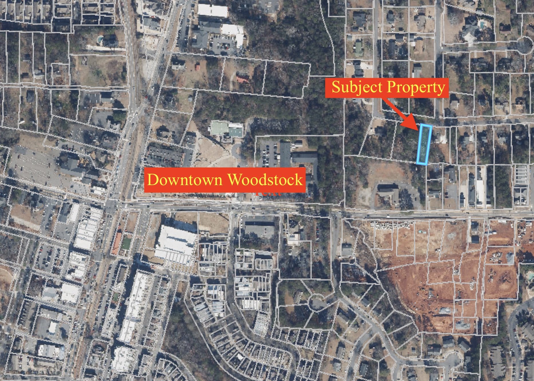 Downtown Woodstock Building Lot