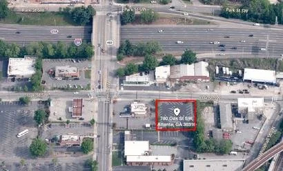 0.35 acre surface parking lot in the revitalizing West End area of Atlanta.  Situated right at I-20 and the West End Mall.  