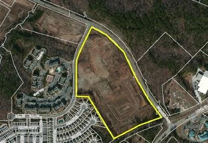 32.5 Acre site for new campus of Woodstock City Church on RIdgewalk Parkway in Woodstock.  