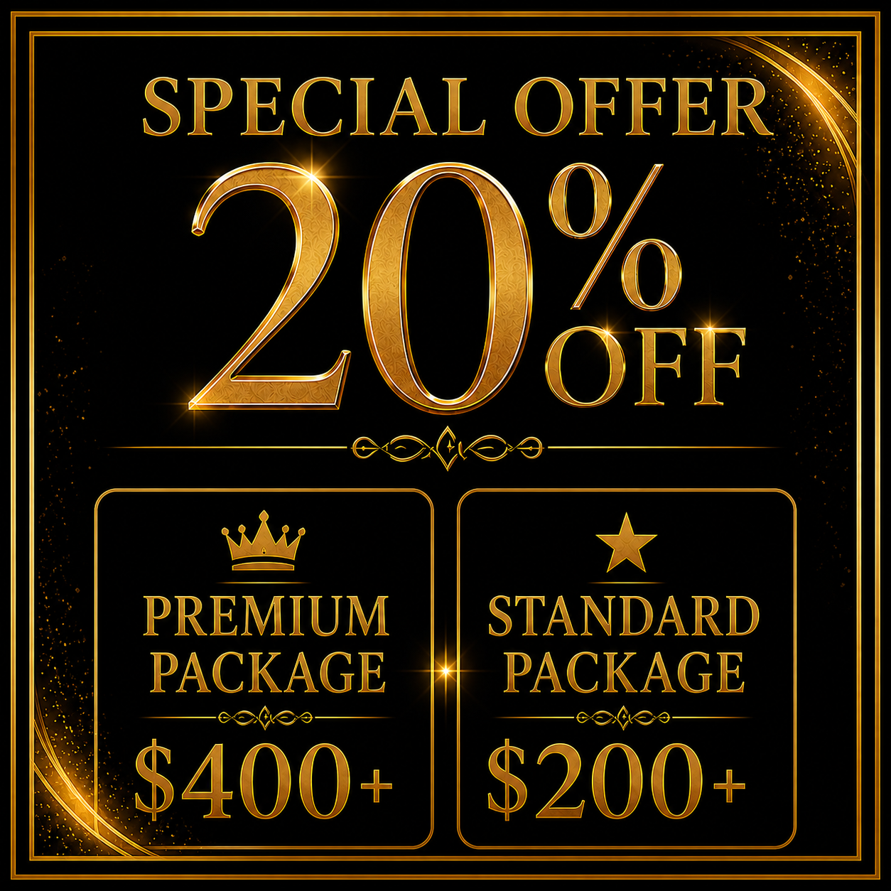 20% OFF SPECIAL
