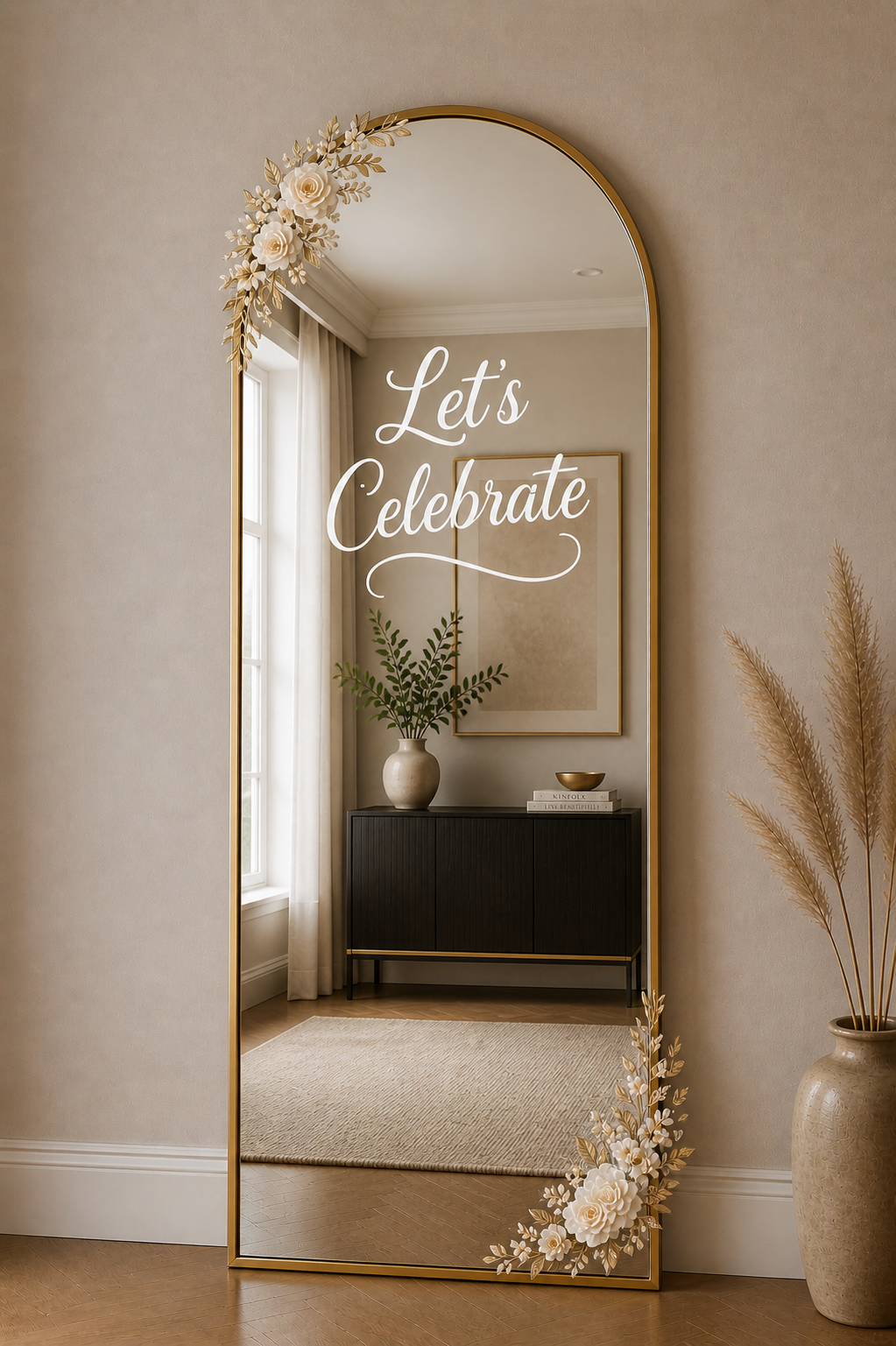 Mirror, Vinyl, and Decor