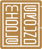Vertical rectangular stamp with mixed uppercase letters and numbers, featuring the words 'MIDDLE GROUND'