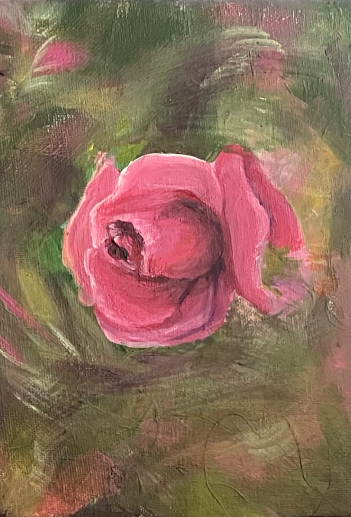 WOULD SMELL AS SWEET  |  9x6in  |  acrylic on canvas  |  $100