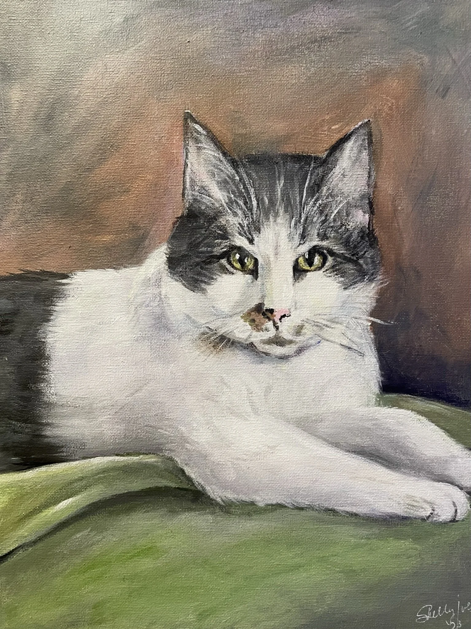 LOKI'S LOOK  |  12x16in  |  acrylic on canvas *