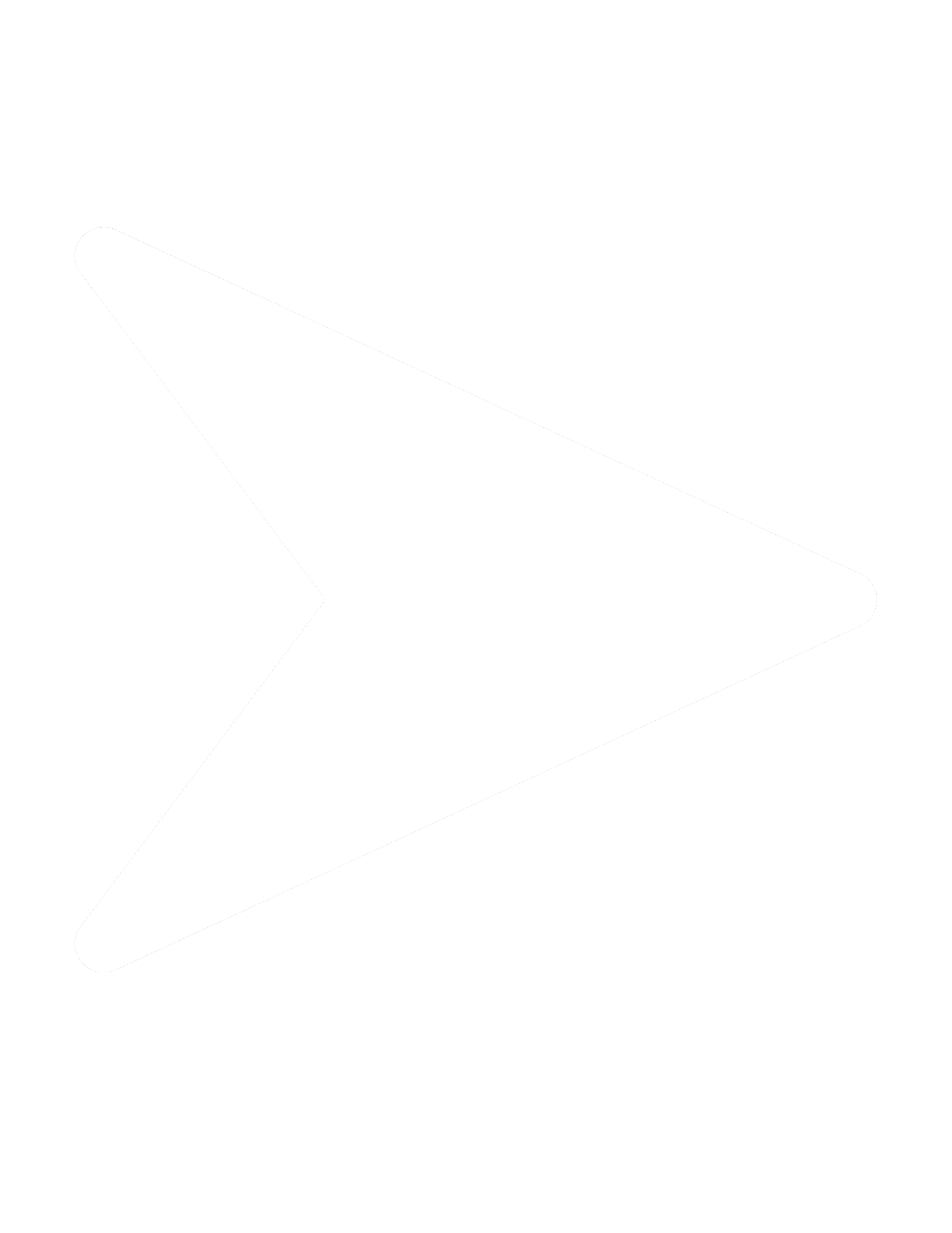 Black background with a large white right-pointing arrow in the center.