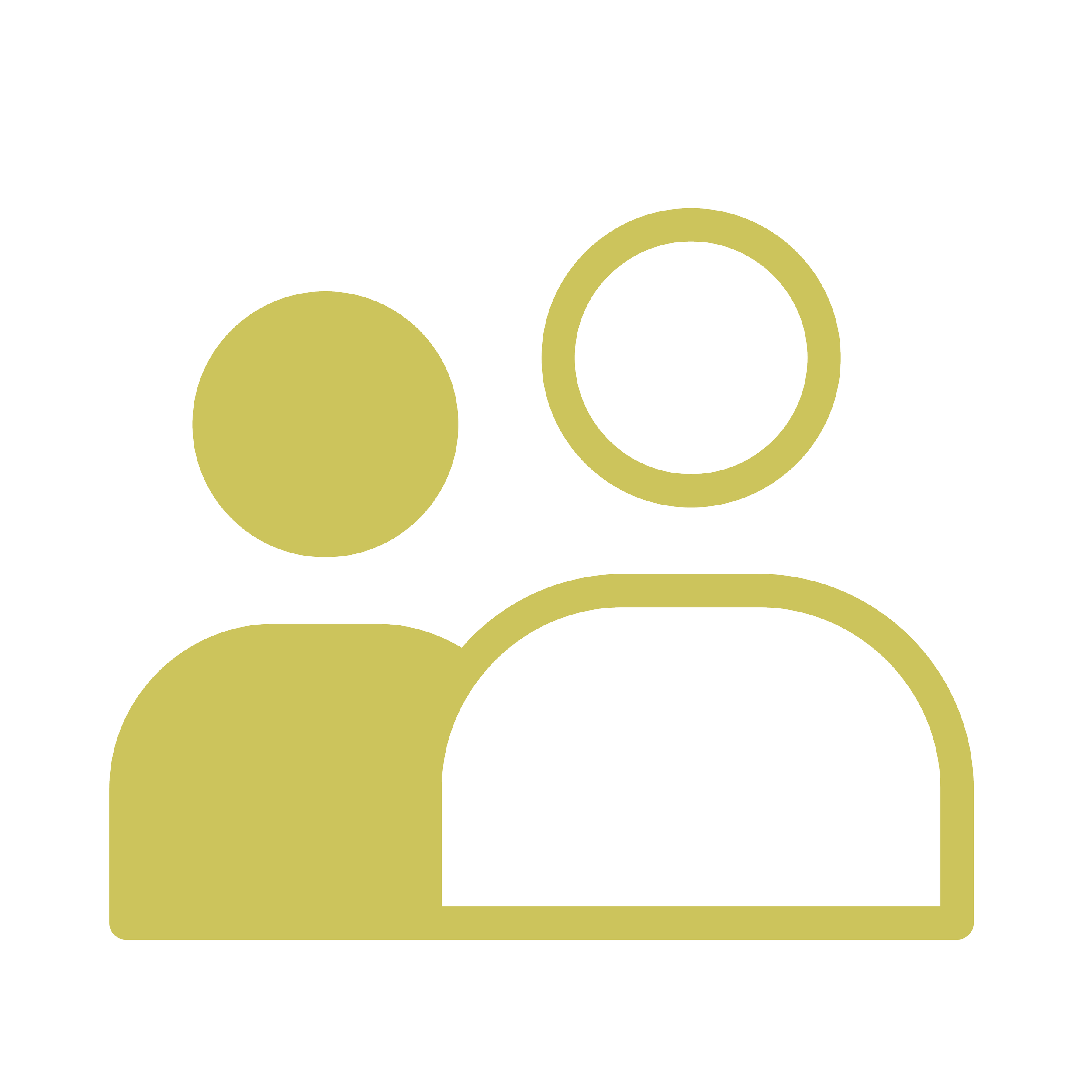 Green icon of 2 avatar people