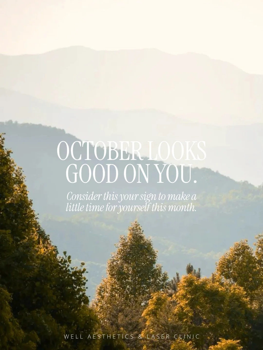 A new month, a new season, and maybe a little reminder to make time for yourself, too. 🤎

Whether that means addressing a skin concern that&rsquo;s been bothering you, refreshing your skincare routine, or simply booking something that makes you feel