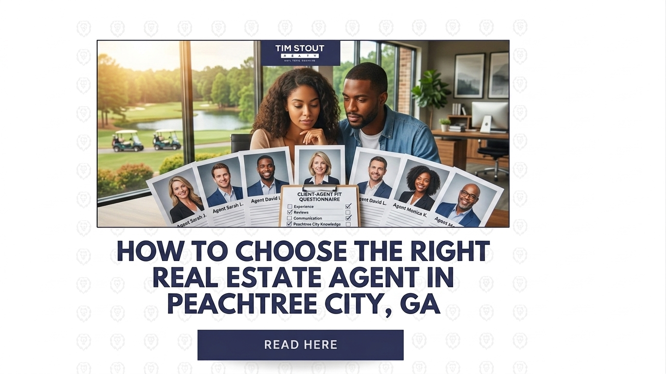 How to Choose the Right Real Estate Agent in Peachtree City, GA