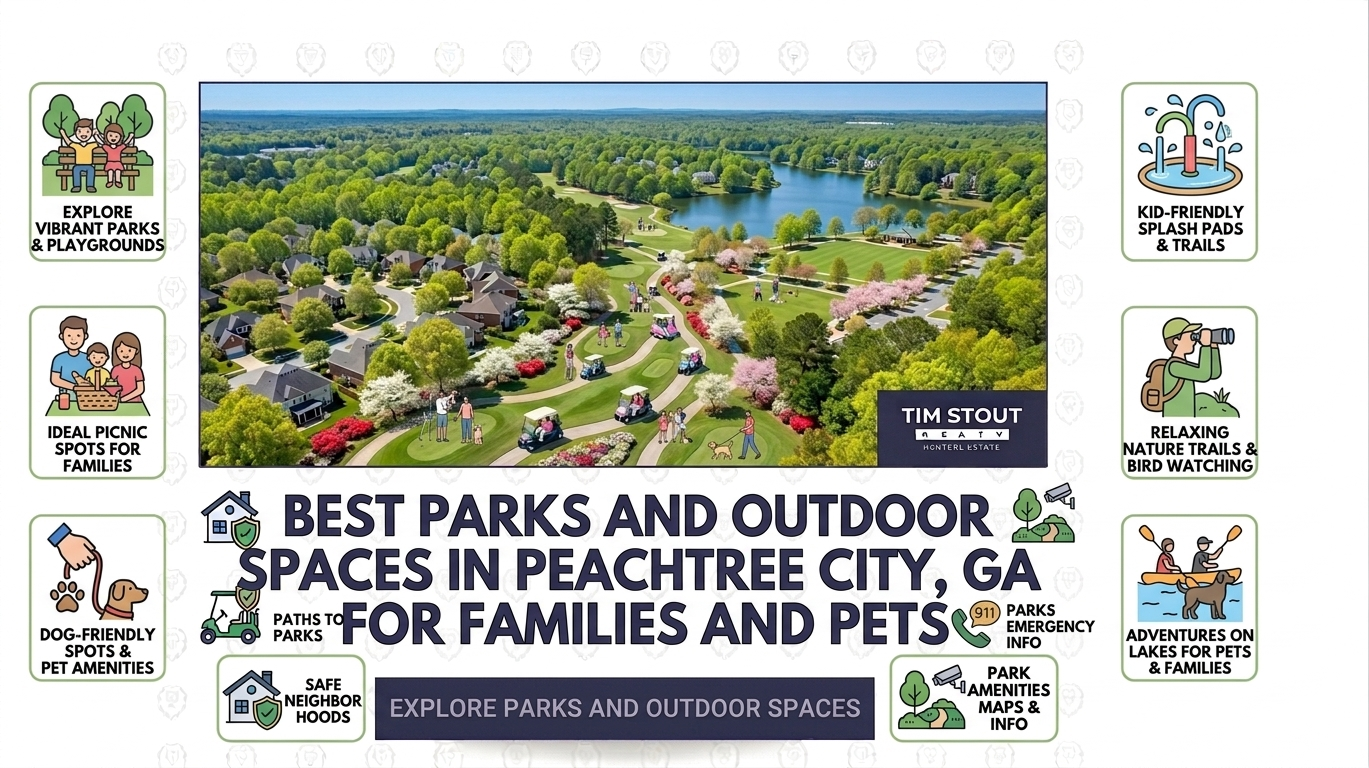 Best Parks and Outdoor Spaces in Peachtree City, GA for Families and Pets