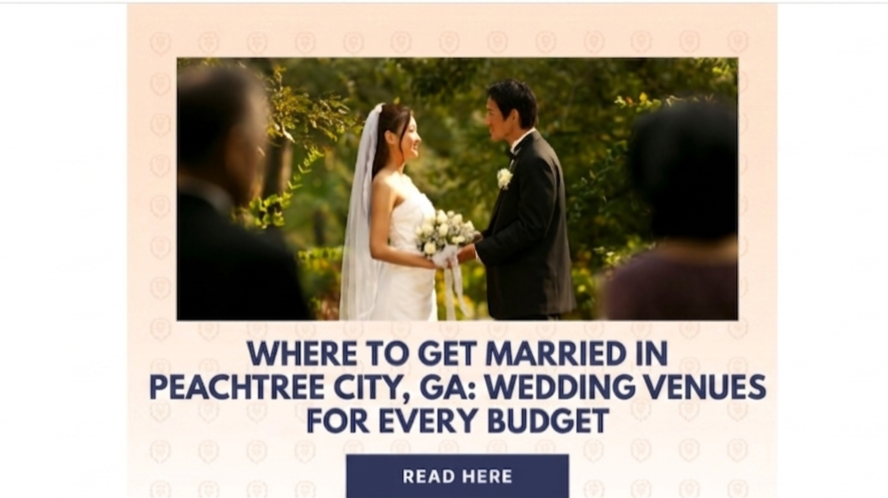 Best Wedding Venues in Peachtree City, GA for Every Budget