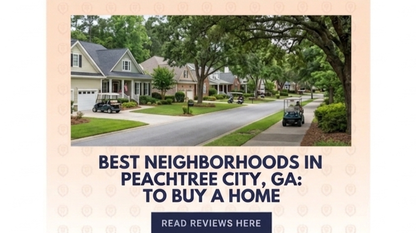 Best Neighborhoods in Peachtree City, GA to Buy a Home