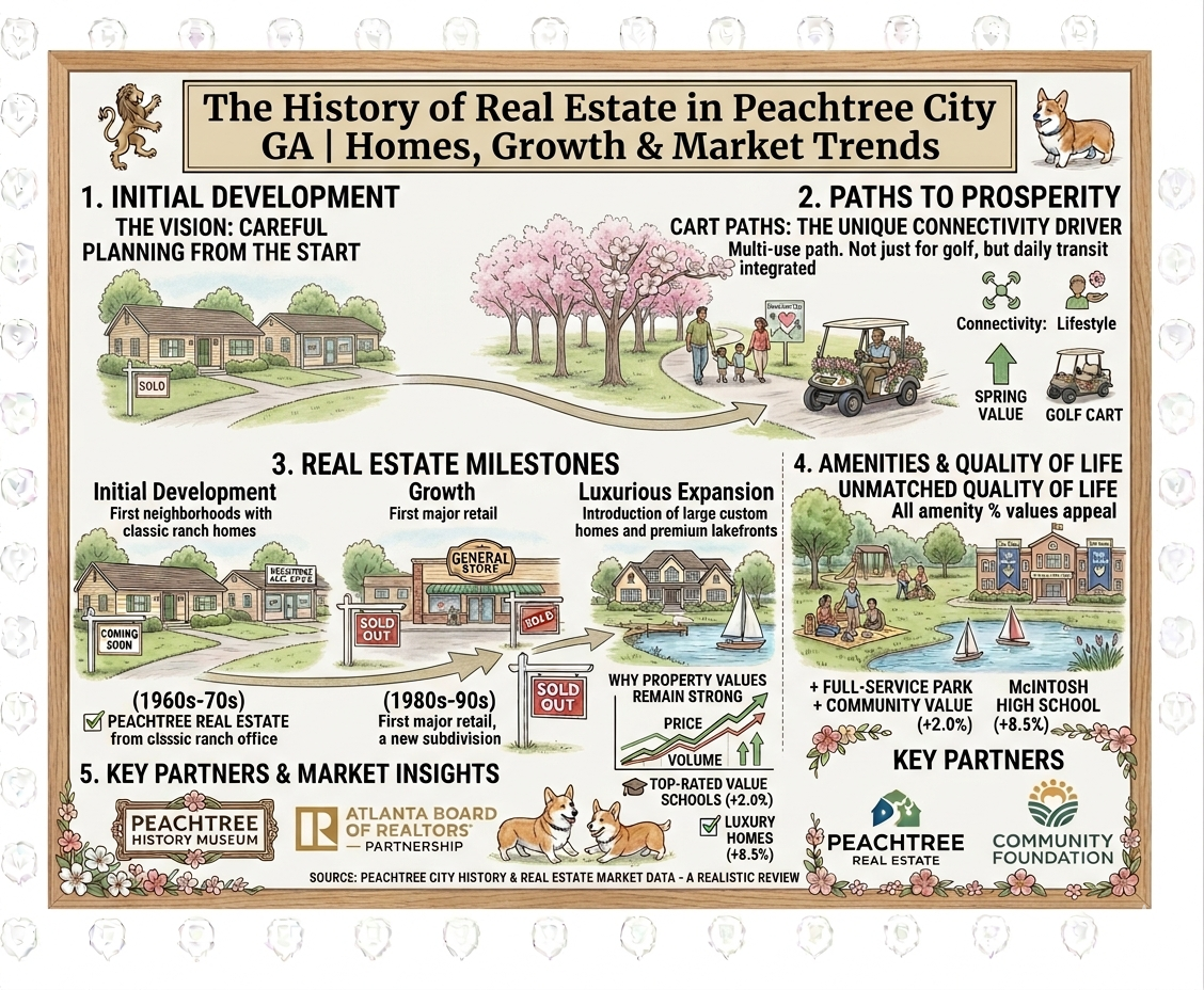 The History of Real Estate in Peachtree City, Georgia: From Planned Community to One of Georgia’s Most Desirable Markets