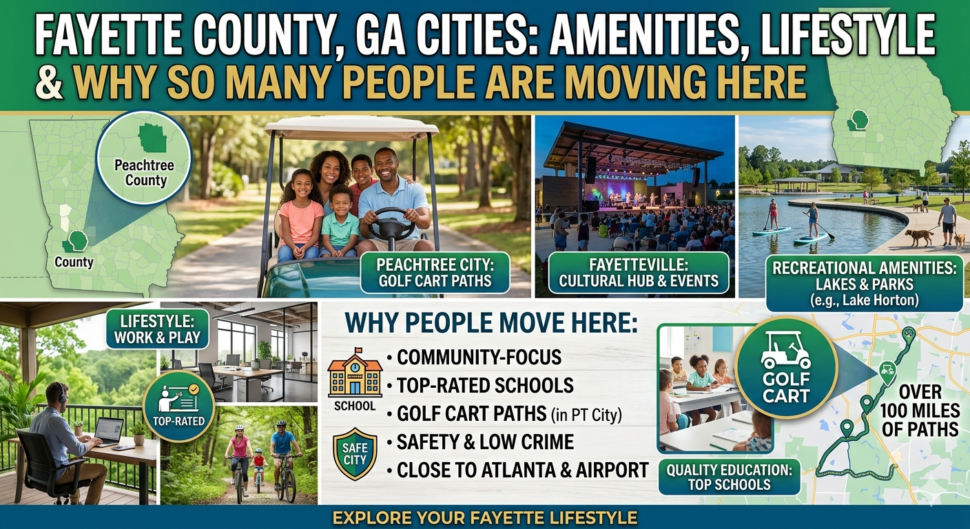 Fayette County, GA Cities: Amenities, Lifestyle &amp; Why So Many People Are Moving Here
