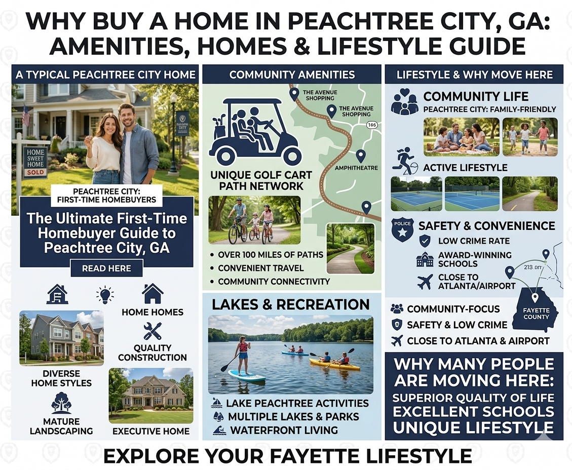 Why Buy a Home in Peachtree City, GA: Amenities, Homes &amp; Lifestyle Guide