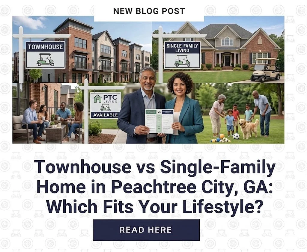 Townhouse vs Single-Family Home in Peachtree City, GA: Which Fits Your Lifestyle?